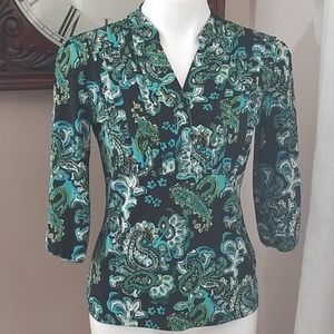 Style & Company Paisly Blouse in PS